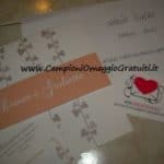 Campioni gratuiti partecipazioni di nozze AmarantaDesign