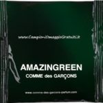 Campione gratuito nuovo profumo AmazinGreen