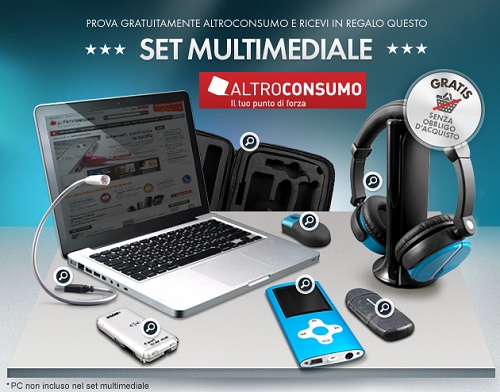 kit multimediale gratis altroconsumo