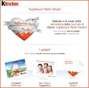 Gadgetc OMAGGIO da Kinder