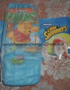 Campione Omaggio pannolino costumino Huggies Little Swimmers