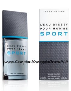 Campione Omaggio profumo da uomo Eau D’issey pour Homme Sport by Issey Miyake
