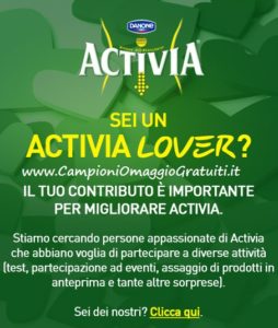 Come diventare tester di prodotti Activia