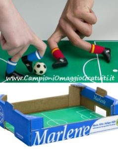 Gratis il kit Calcio con le dita da Marlene fino al 15 giugno