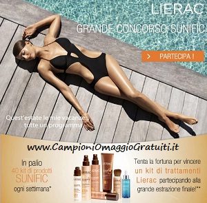 Concorso a premi Sunific fino al 3 Settembre