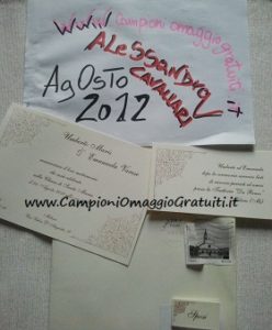 Campioni Gratuiti partecipazioninozze.net