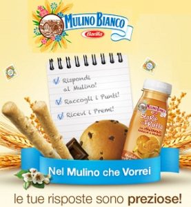 Tanti prodotti GRATIS Mulino Bianco