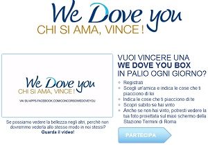 Nuovo Concorso Dove su Facebook