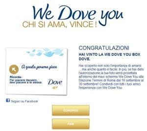 Ho vinto anche io al concorso Dove