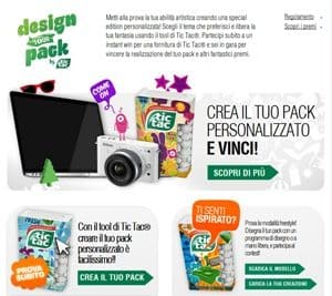 Concorso TicTac su Facebook