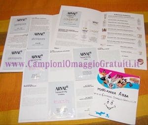 Campioni gratuiti cosmetici Arval