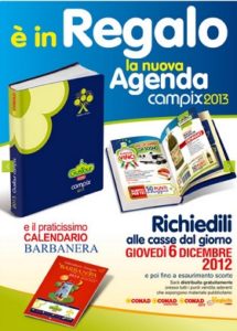 Agenda 2013 GRATIS da Conad