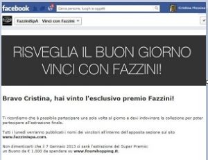 Concorso Fazzini INSTANT WIN