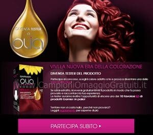 Diventare Tester prodotti Garnier