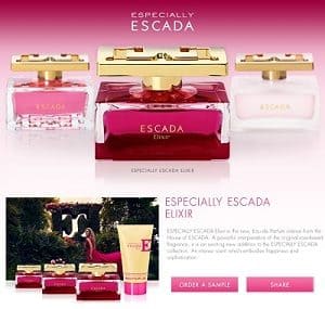 Campioncini profumo Escada Elixir
