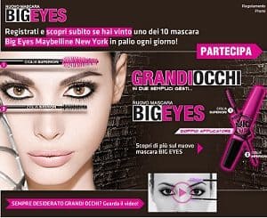 Concorso Maybelline Mascara Big Eyes