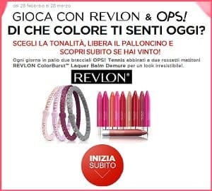 Concorso a premi Revlon Ops