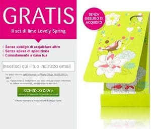 Set Lime Lovely Spring Gratis Bottega Verde