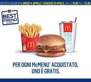 McMenu Gratis da McDonald’s