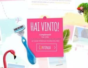 Concorso a Premi Wilkinson Instant Win