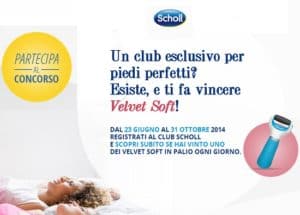 Concorso a Premi Velvet Soft Scholl