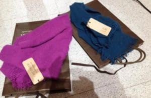 Sciarpa Cashmere in Omaggio da Falconeri