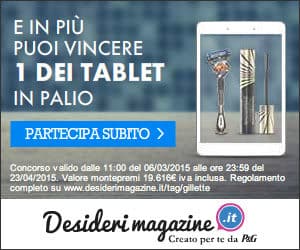 100 Premi a Settimana su Desideri Magazine