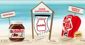 Infradito Omaggio con Nutella