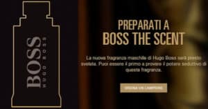 Campione omaggio profumo Boss The Scent