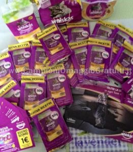 prodotti Whiskas da testare ricevuti da The Insiders