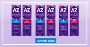 Prova gratis il nuovo dentifricio AZ 3D White Luxe