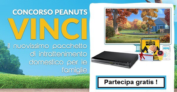Vinci-TV-carta-regalo-orologio-e-gadget-Snoopy&Friends