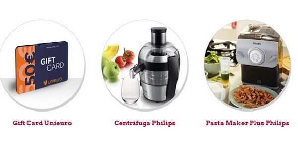 Vinci-gratis-Centrifuga-Philips-Pasta-Maker-o-gift-card-Unieuro