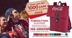 Concorso Con Coca Cola Vinci Uno Zaino