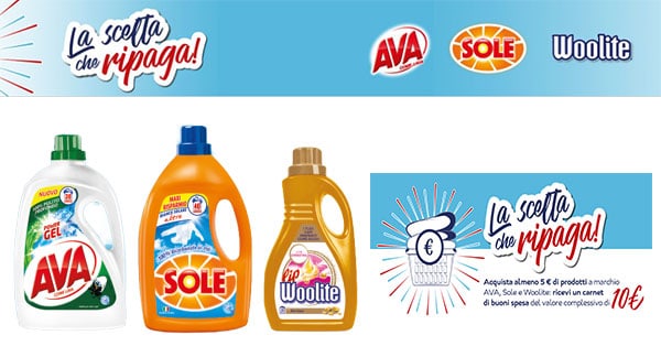 Spendi 5 euro e ricevi 10 euro in buoni sconto