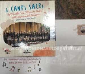 cd i canti sacri ricevuto gratis