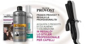 Styler per capelli professionale Franck Provost in omaggio