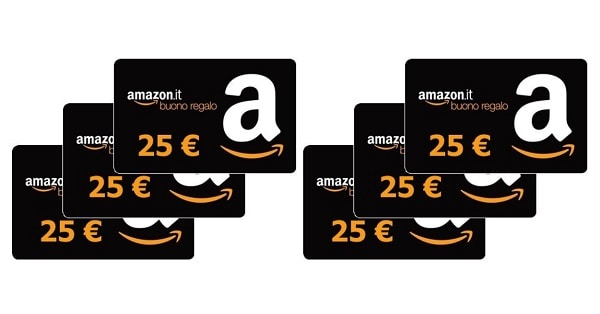vinci buoni Amazon da 25 euro