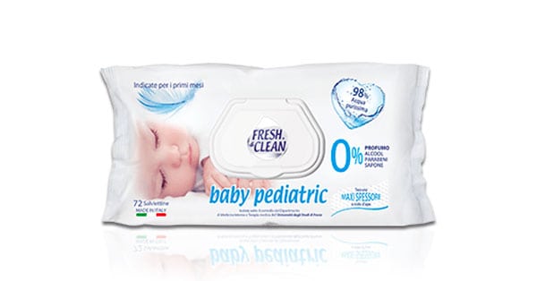 Prova gratis le salviettine Fresh&Clean Baby Pediatric