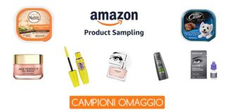 Campioni omaggio da Amazon