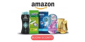 buono sconto 10€ amazon con P&G