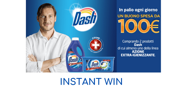 concorso instant win Dash