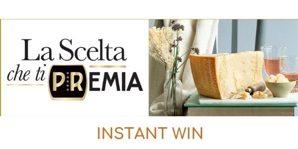 concorso instant win Parmigiano Reggiano