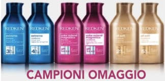 campioni omaggio redken shampoo e conditioner