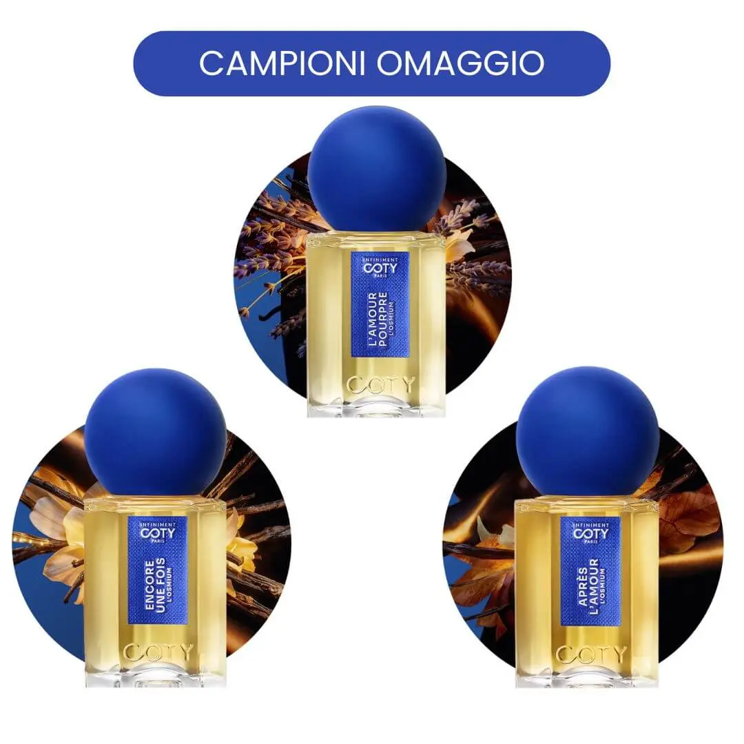campioni omaggio profumi infiniment coty paris