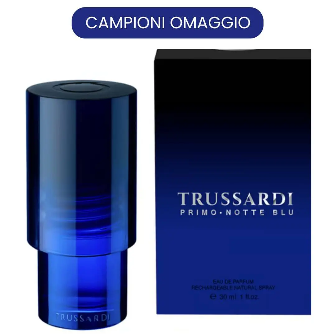 campioni omaggio profumo Trussardi Primo Notte Blu