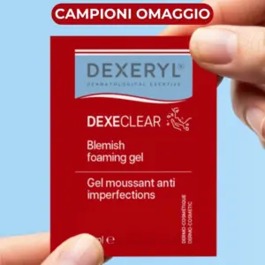 campione gratuito Dexeryl Dexeclear Gel Schiumogeno Anti-Imperfezioni