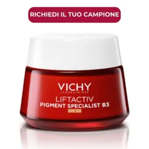 richiedi i campioni omaggio vichy Liftactive Pigment Specialist B3 con SPF50