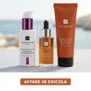 Trattamenti viso Able Skincare London in edicola con Oggi, affare a 5,90 euro