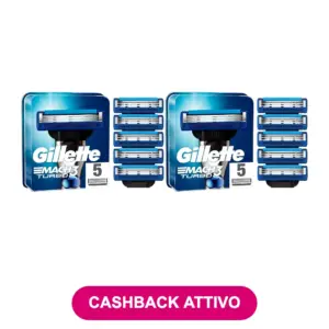Cashback Gillette lamette, 1+1 rimborsato